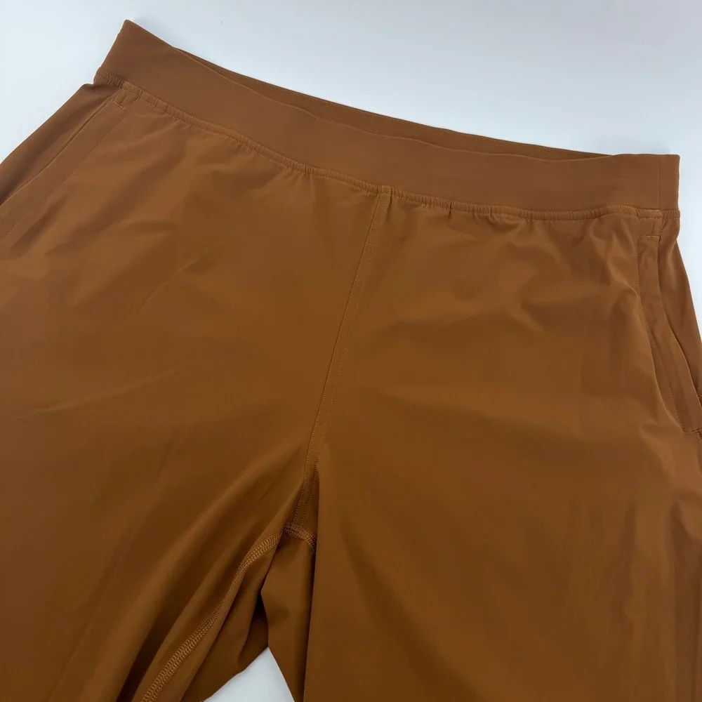 Lululemon Adapted State Jogger Women 14 Brown High-Rise Zipper Cuff W6BZ2S